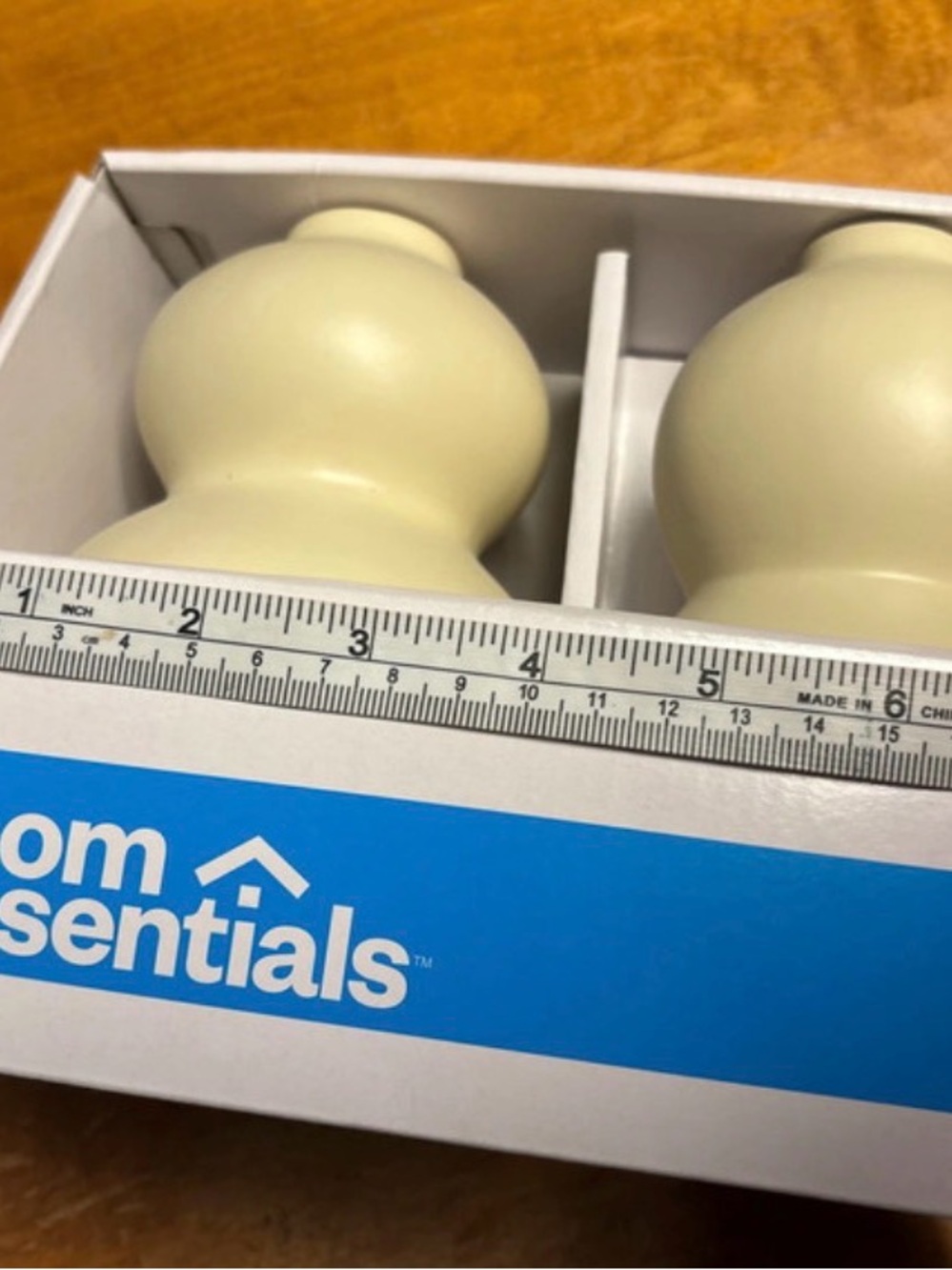 Essentials Cream Rounded Ceramic Vases (Set of 2)